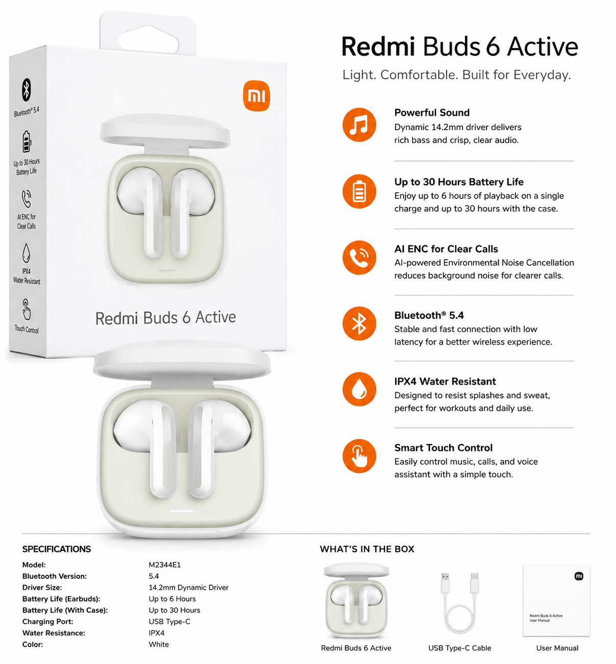 Redmi Buds 6 Active