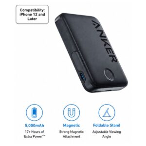 Anker MagGo Power Bank (5,000mAh, 7.5W, Stand)