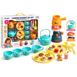 Camping Dessert Tea Set – 21 PCS Play Set