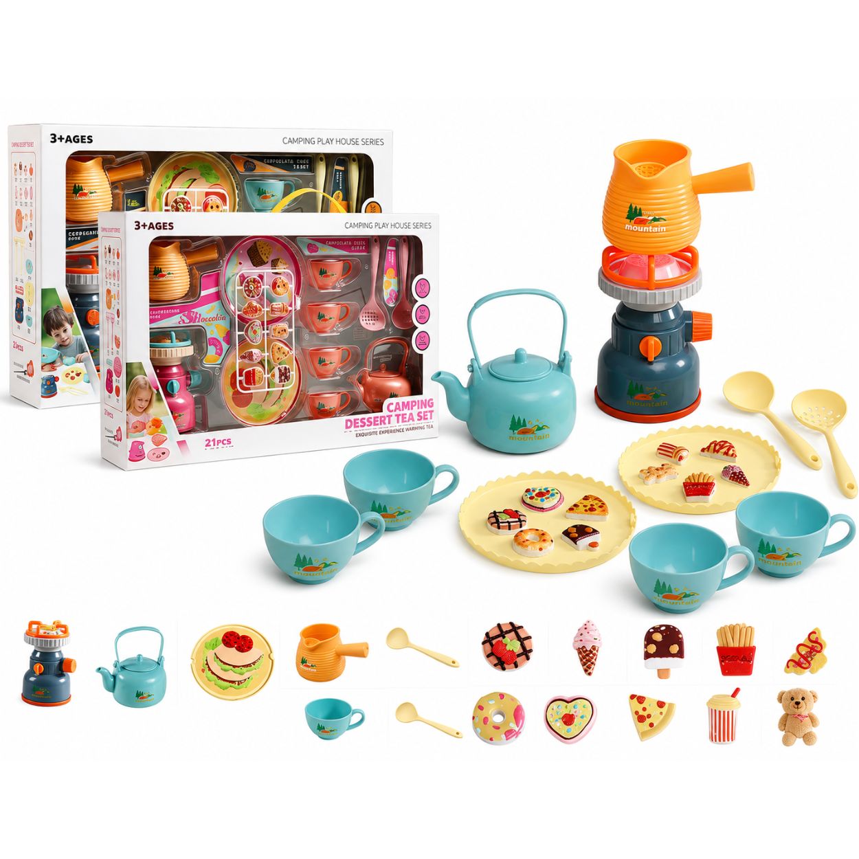 Camping Dessert Tea Set