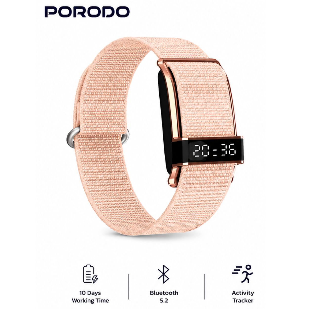 Porodo TrackFit Pro – Smart Bracelet Fitness Tracker