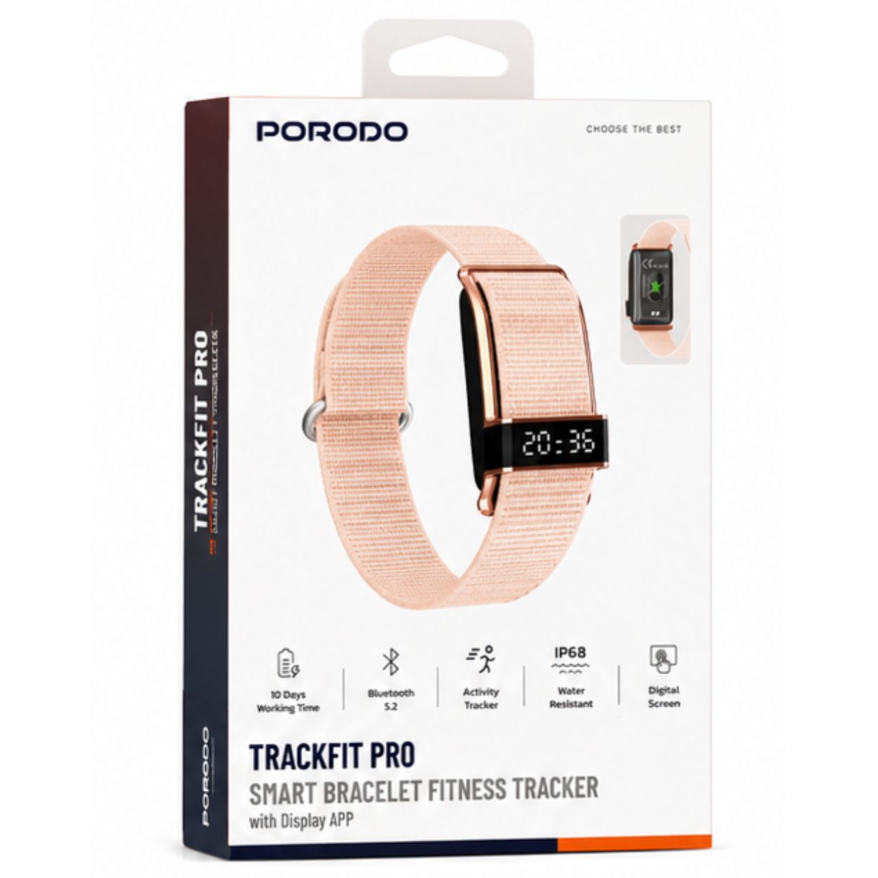 Porodo TrackFit Pro – Smart Bracelet Fitness Tracker - Image 2