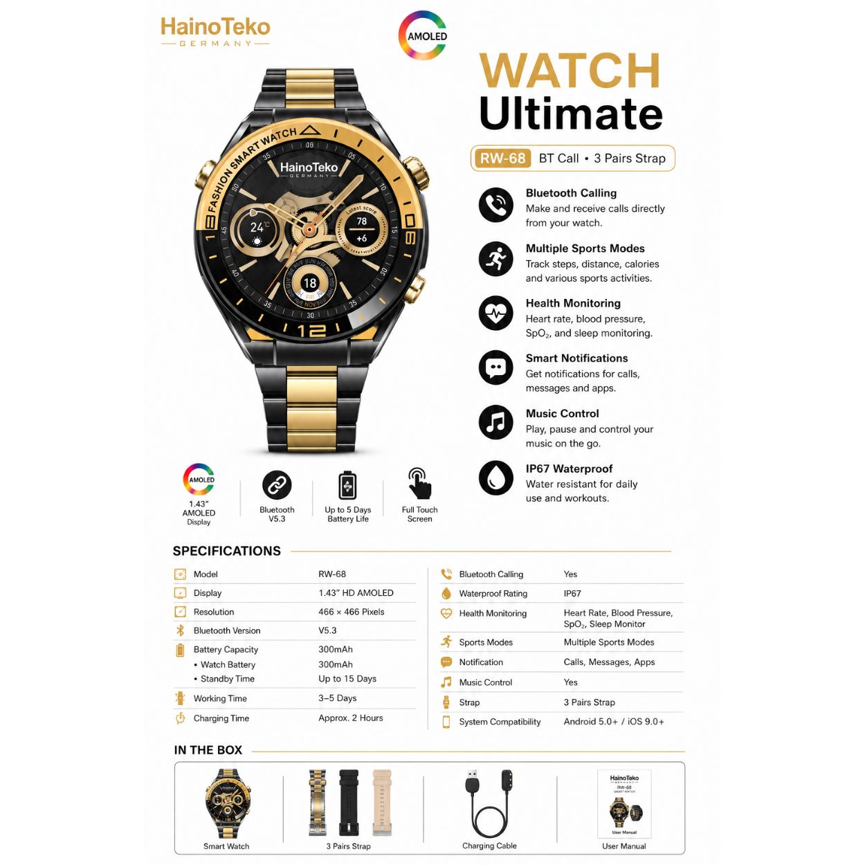HainoTeko RW-68 Watch Ultimate - Image 2