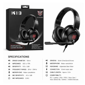 ONIKUMA K19 Professional Gaming Headset