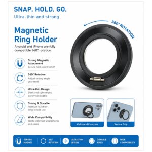 Magnetic Ring Holder – Ultra Thin 360° Phone Grip
