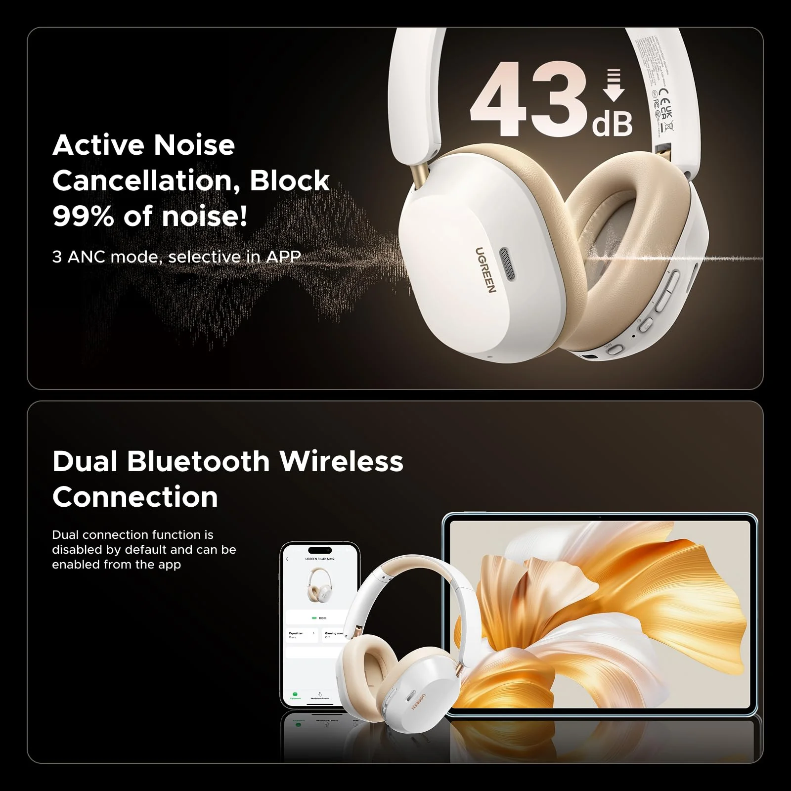 UGREEN HiTune MAX 5C Wireless Headset - Image 3