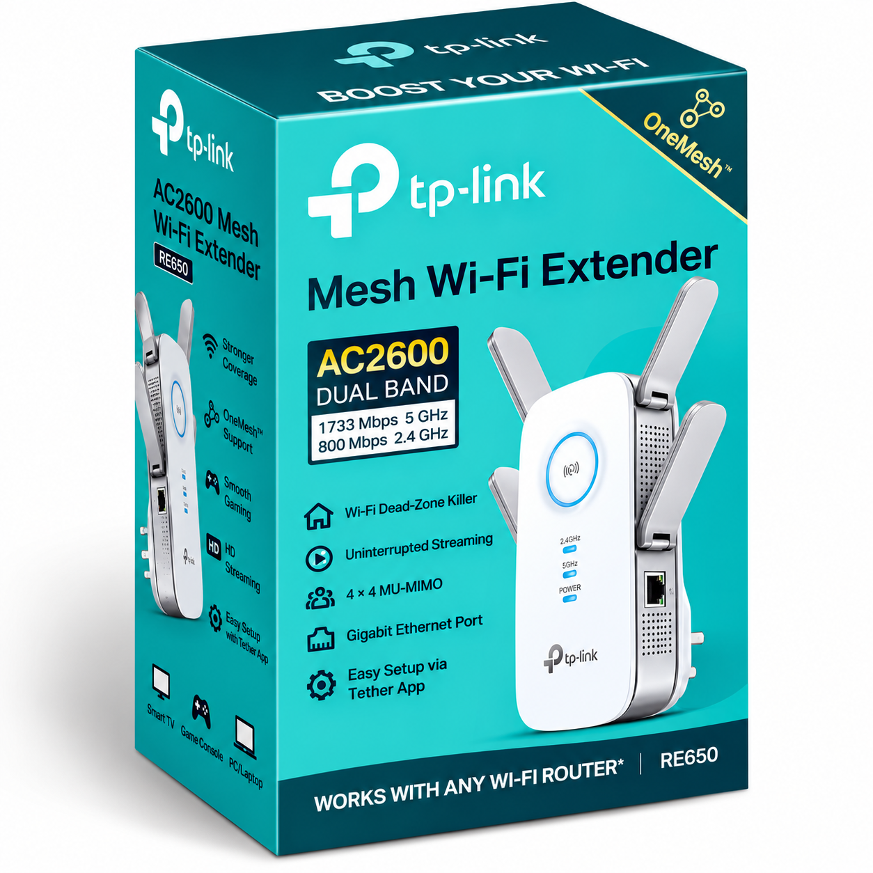 TP-Link RE650 AC2600 Mesh Wi-Fi Extender - Image 5