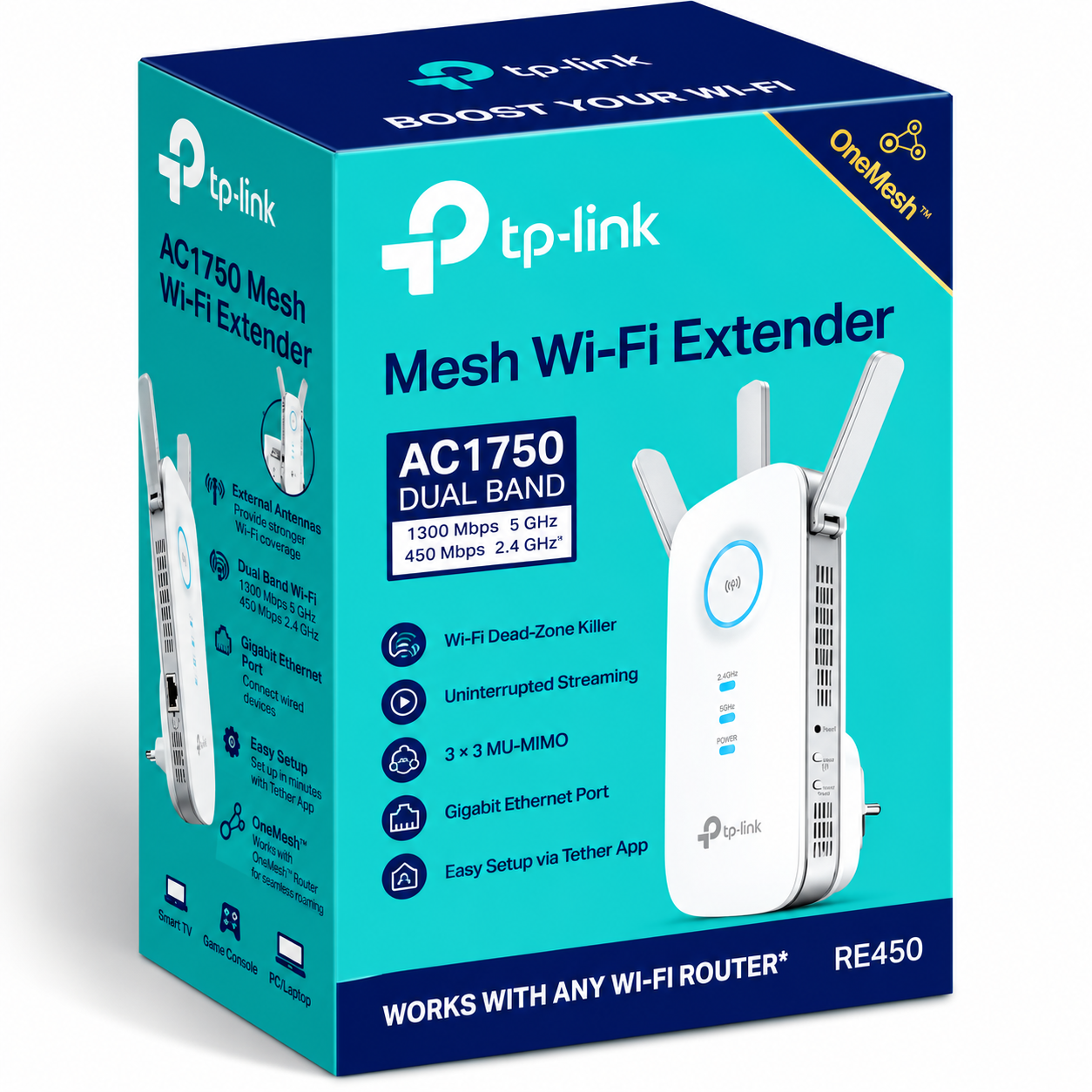 # TP-Link RE450 AC1750 Mesh Wi-Fi Extender - Image 4